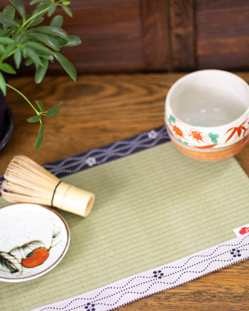 Matsuba Tatami, Table Mat, Black and White