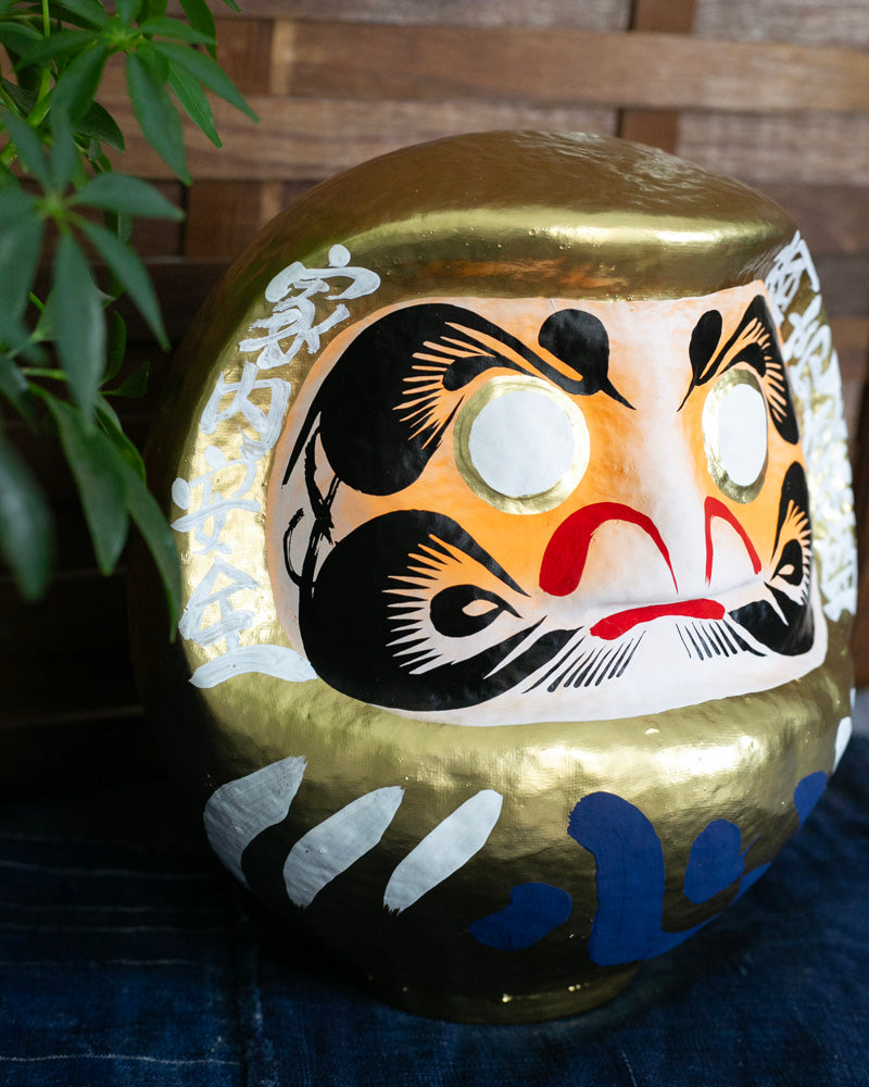 Takasaki Daruma x Kokoro "心", Gold, Medium "6号"