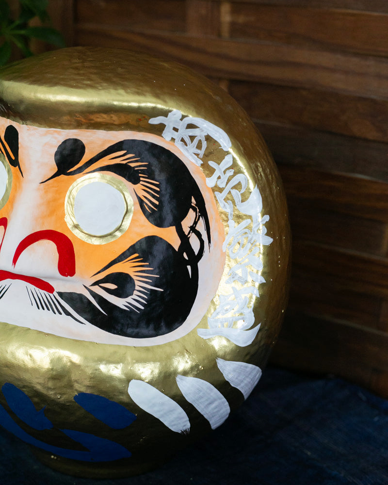 Takasaki Daruma x Kokoro "心", Gold, Medium "6号"