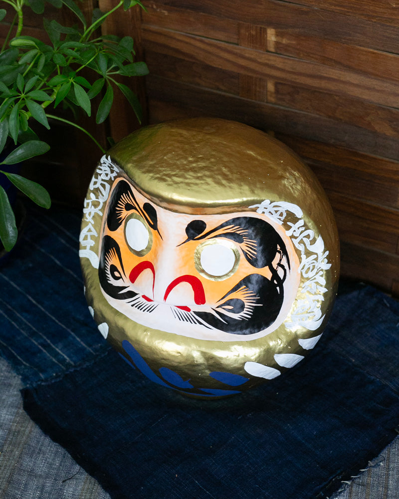 Takasaki Daruma x Kokoro "心", Gold, Medium "6号"
