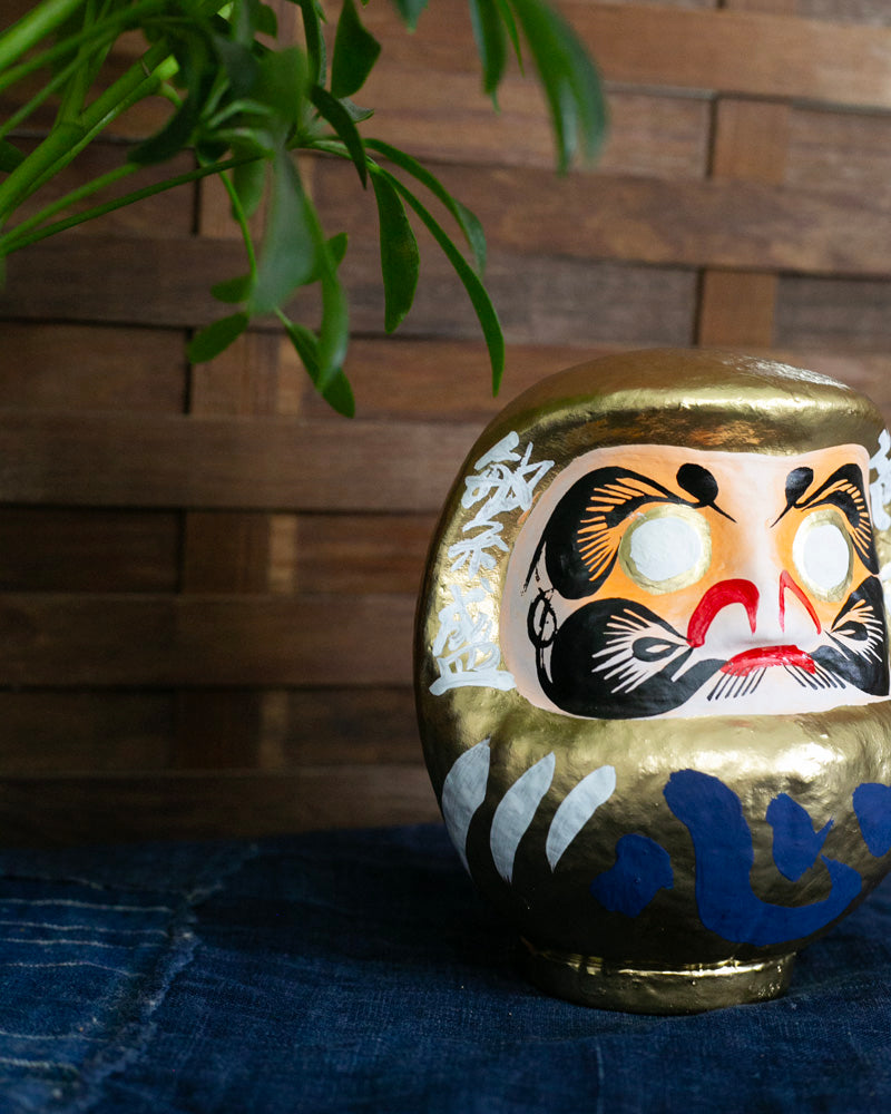 Takasaki Daruma x Kokoro "心", Gold, Small "3号"