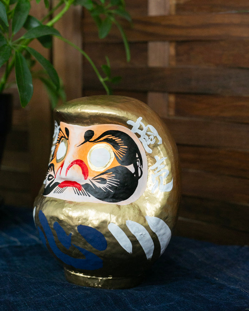 Takasaki Daruma x Kokoro "心", Gold, Small "3号"