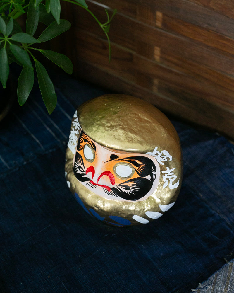 Takasaki Daruma x Kokoro "心", Gold, Small "3号"