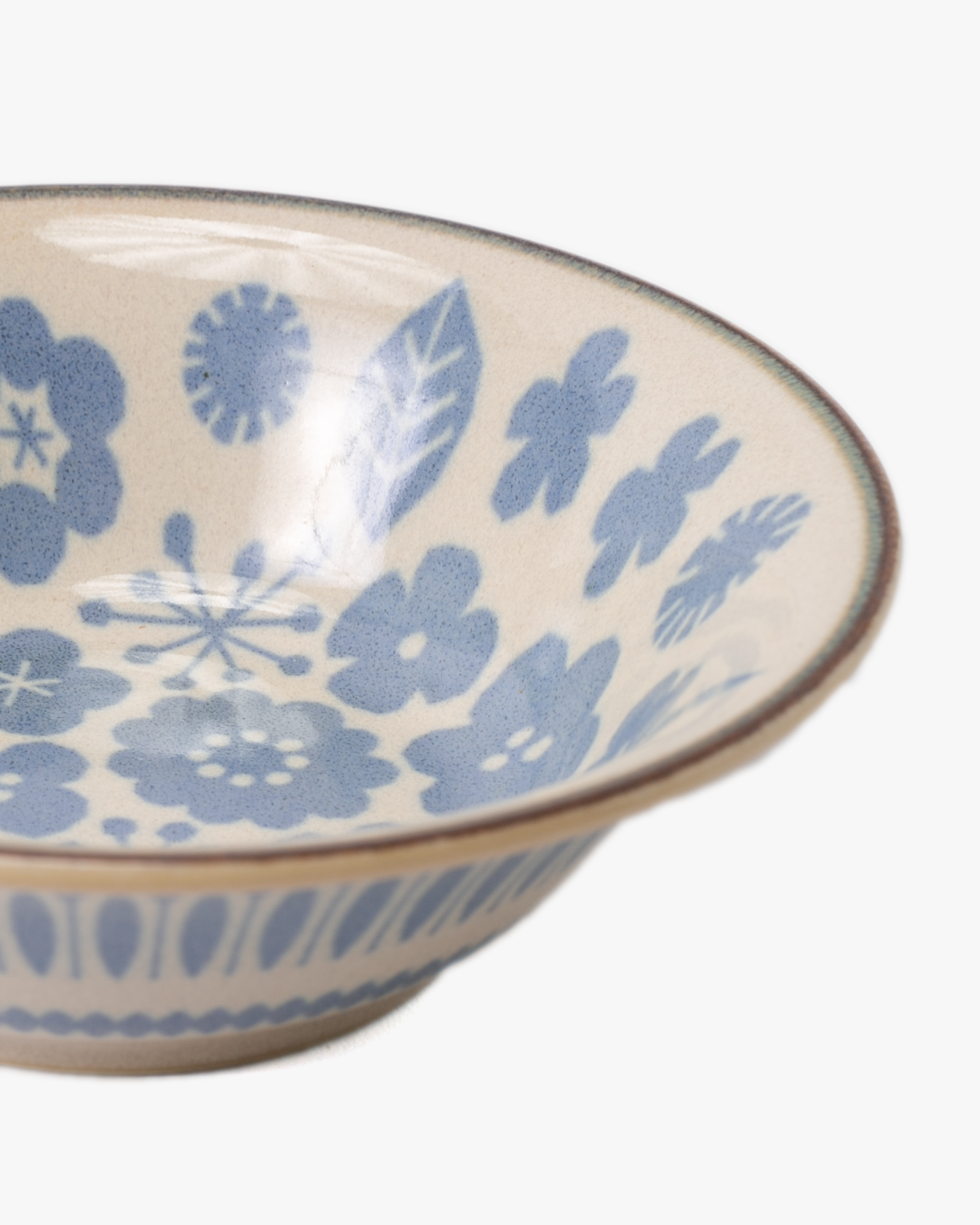 Bowl, Bisque, Kukka Lokki, Small Flowers