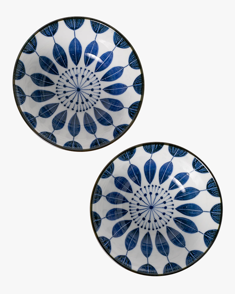 Bowl, Ichiyama, Set of 2 with Chopsticks, Sunflower