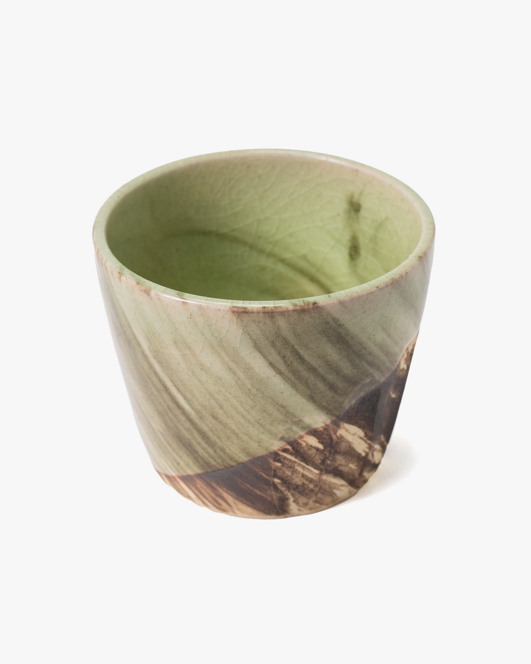 Cup, Bisque, Brushstroke
