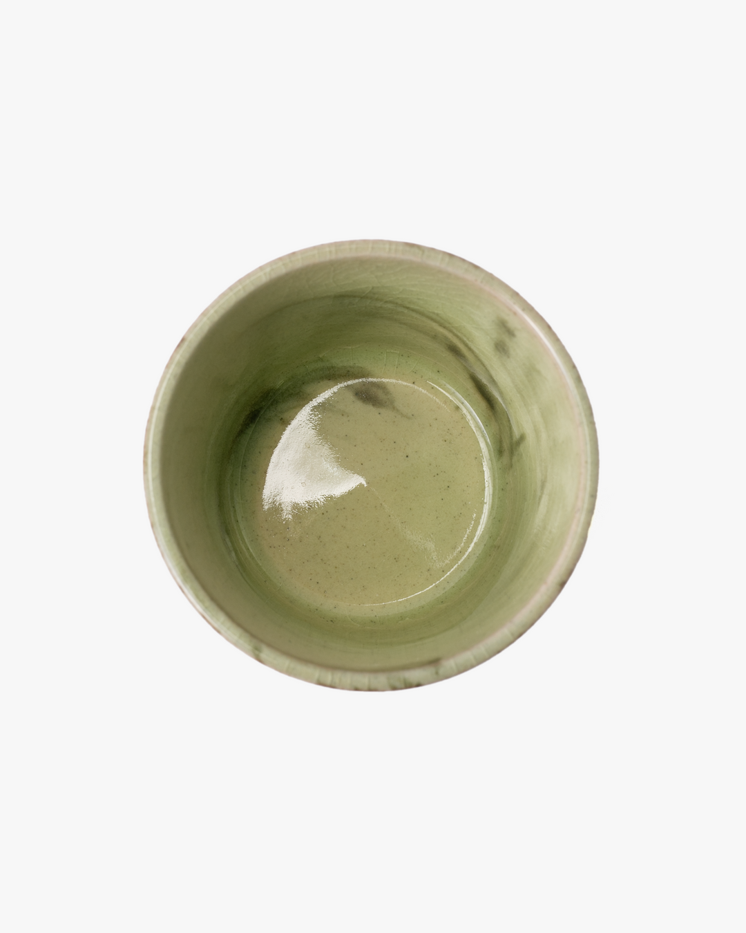 Cup, Bisque, Brushstroke