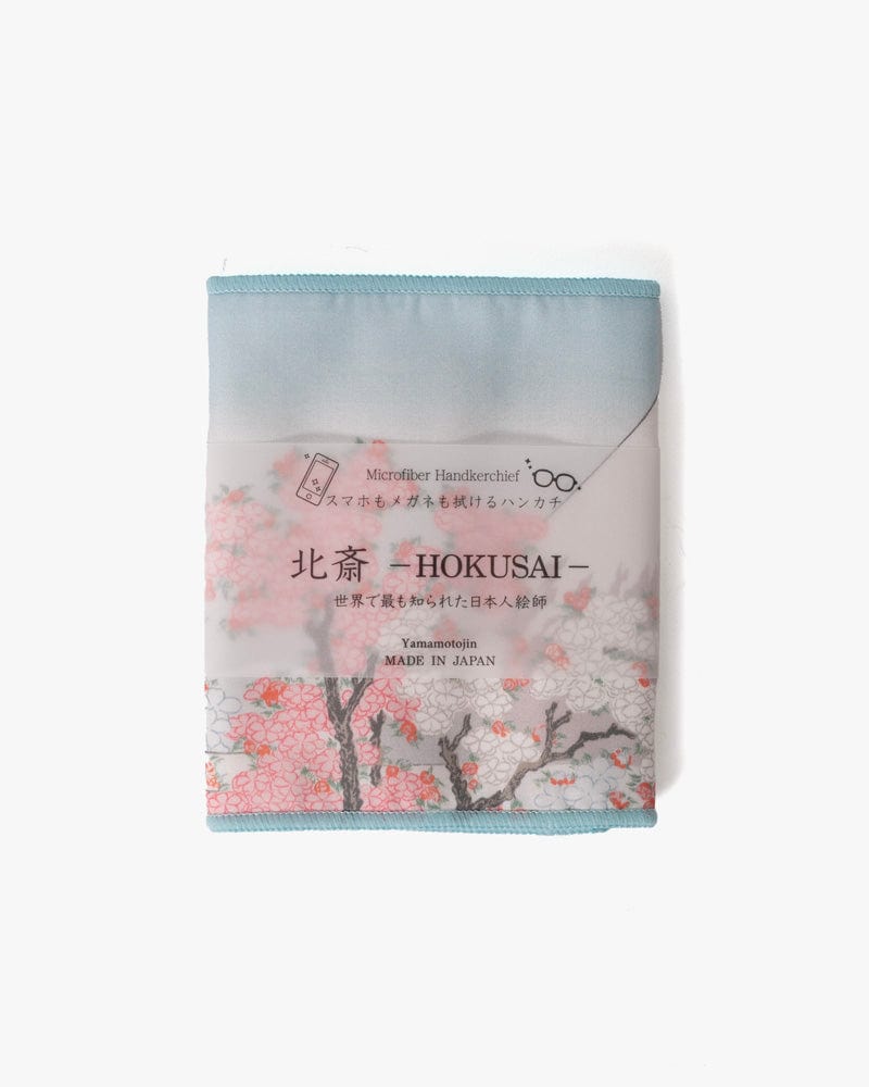 Japanese Handkerchief, Microfiber Reversible Rectangle, Hokusai Mt. Fuji