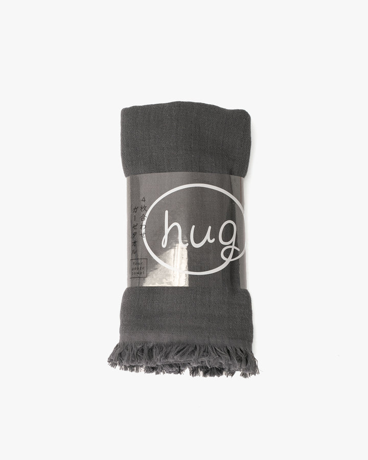 Miyamoto, Hug Gauze Face Towel, Charcoal