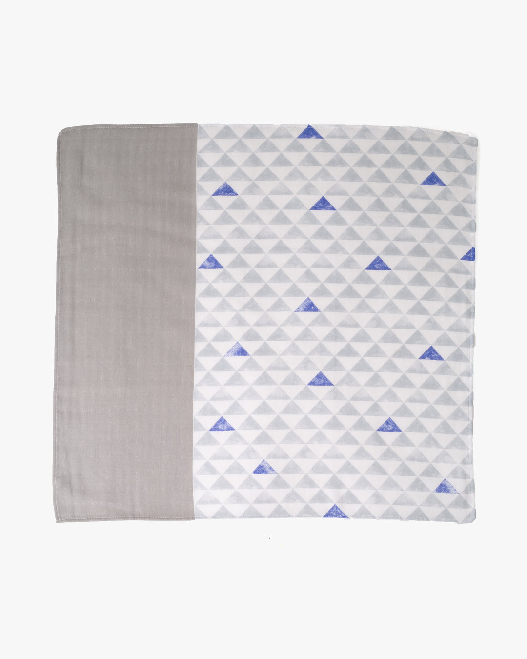 Miyamoto, Toki Double Gauze Handkerchief, Uroko, Light Grey and White