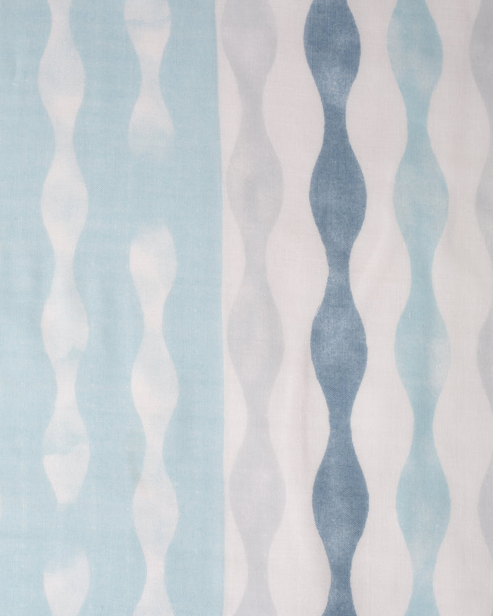 Miyamoto, Toki Double Gauze Handkerchief, Tachiwaku, Shades of Blue