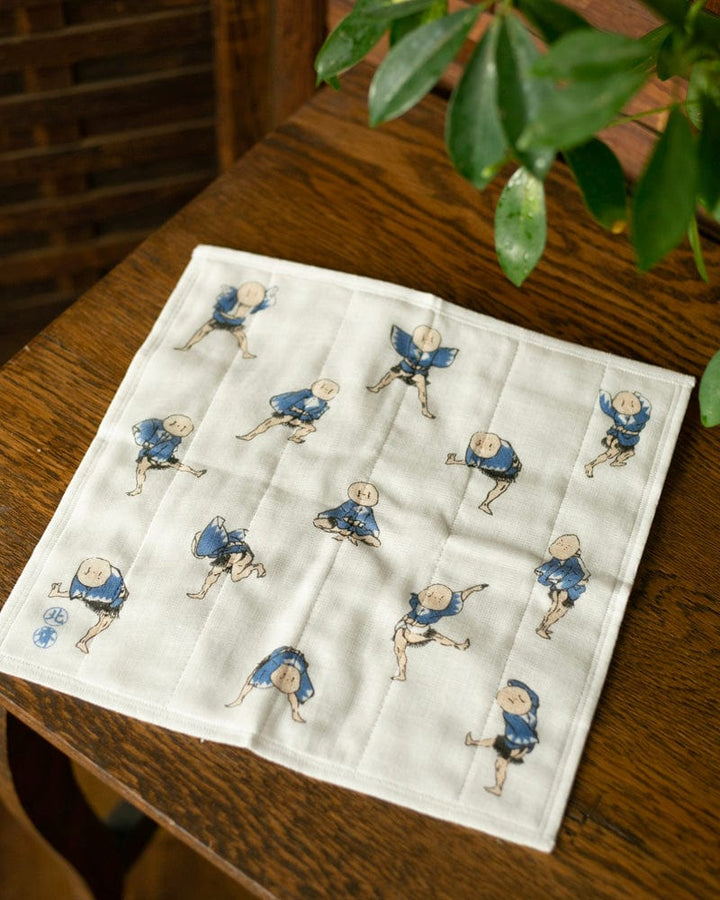 Dish Towel, Hokusai, Suzume Odori