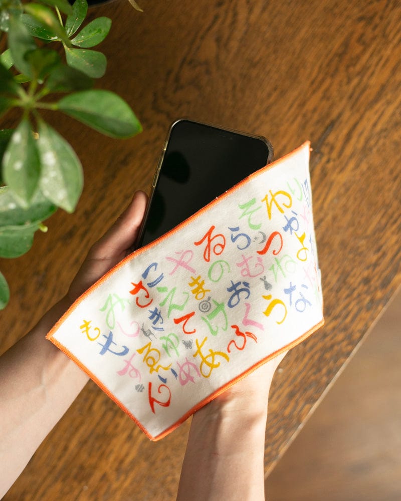 Japanese Handkerchief, Microfiber Reversible Rectangle, Iroha