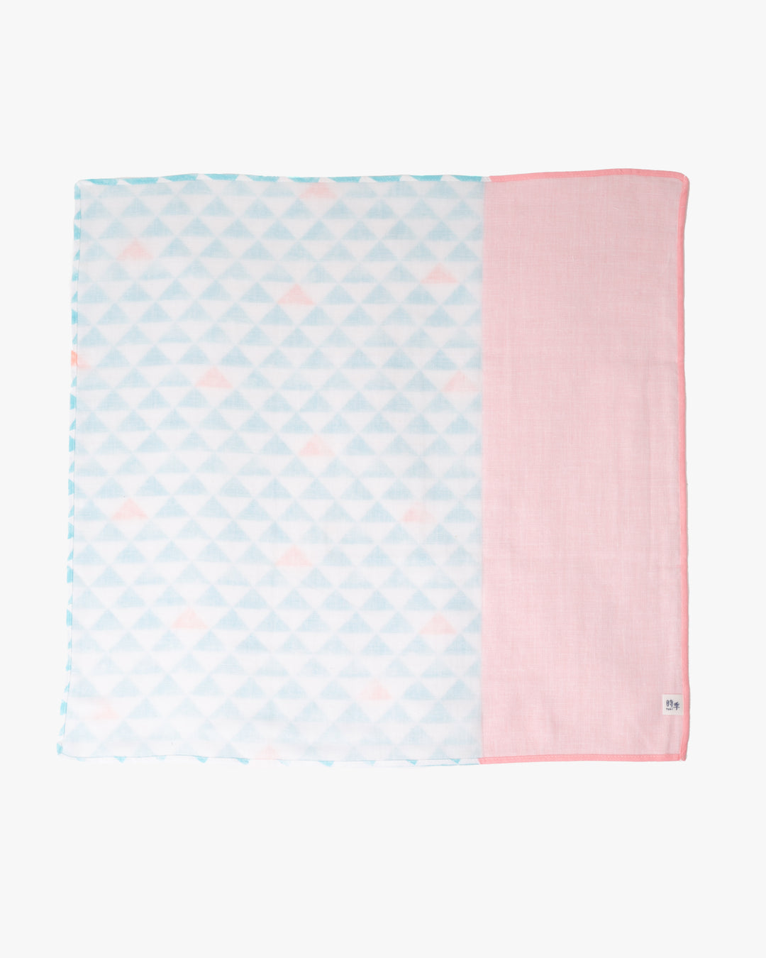 Miyamoto, Toki Double Gauze Handkerchief, Uroko, Blue and Pink