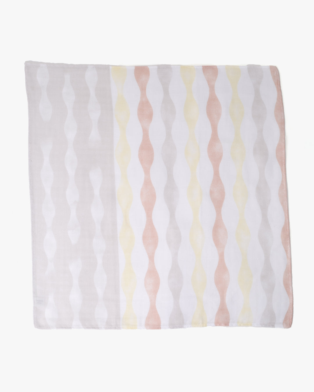 Miyamoto, Toki Double Gauze Handkerchief, Tachiwaku, Lemon and Taupe