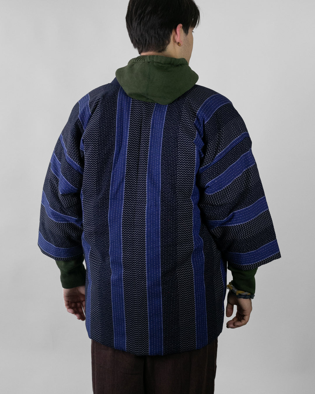 Tok, Hanten, Indigo and Navy Shima, Sashiko Style