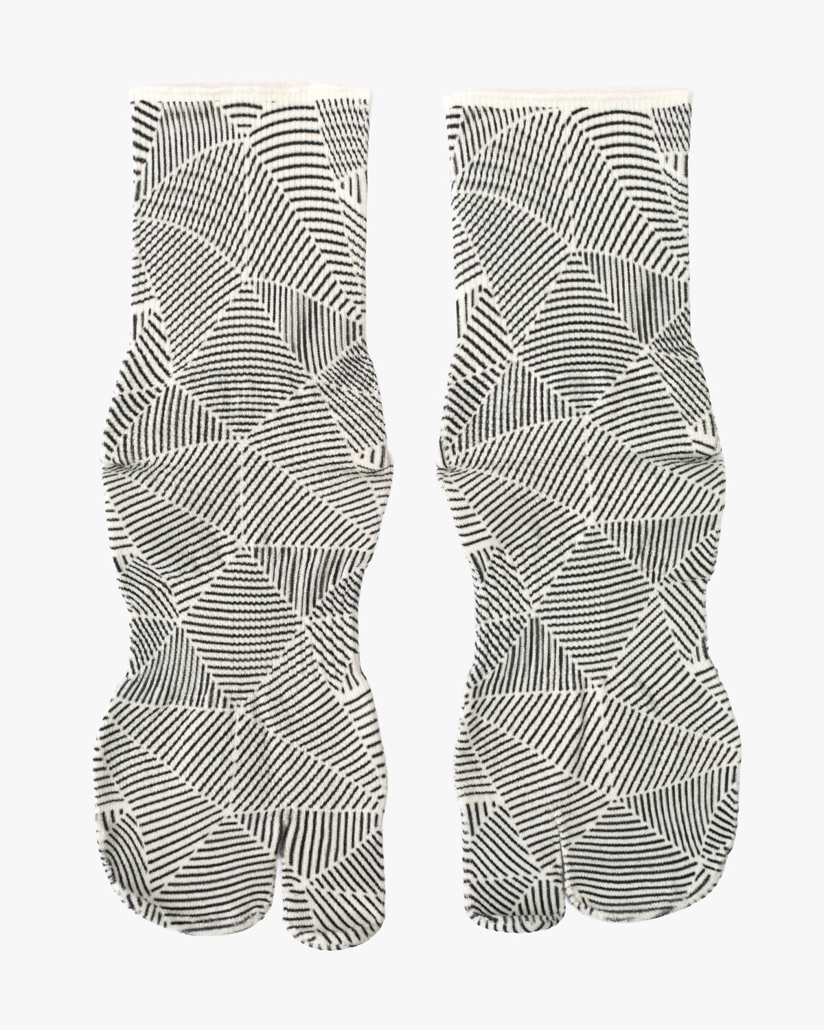 Tabi Socks, Wasi Wasi, Geometric Black