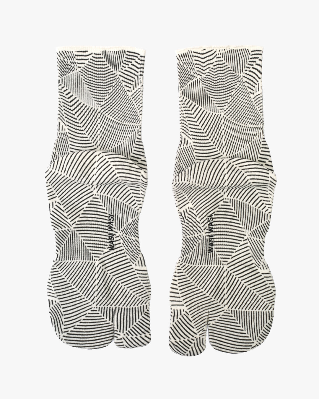 Tabi Socks, Wasi Wasi, Geometric Black