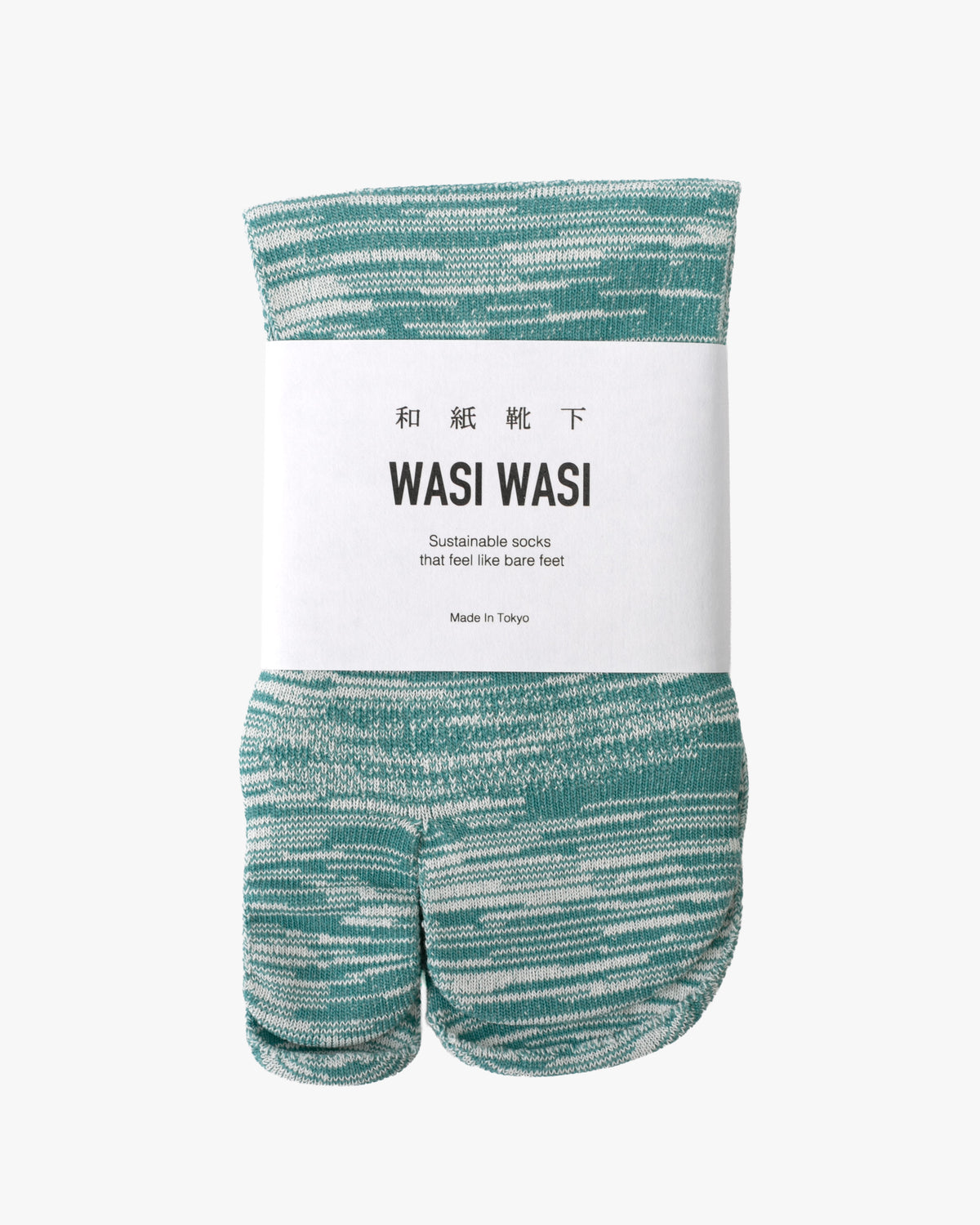 Tabi Socks, Wasi Wasi, Heather Teal
