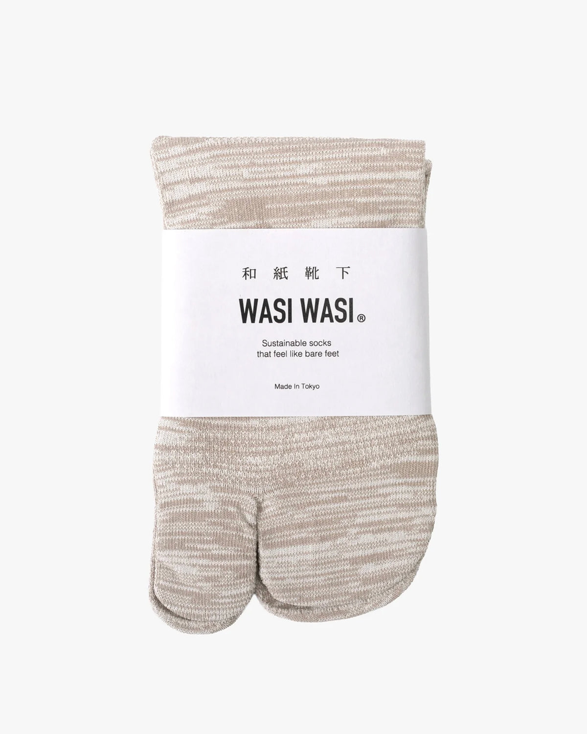 Tabi Socks, Wasi Wasi, Heather Ash