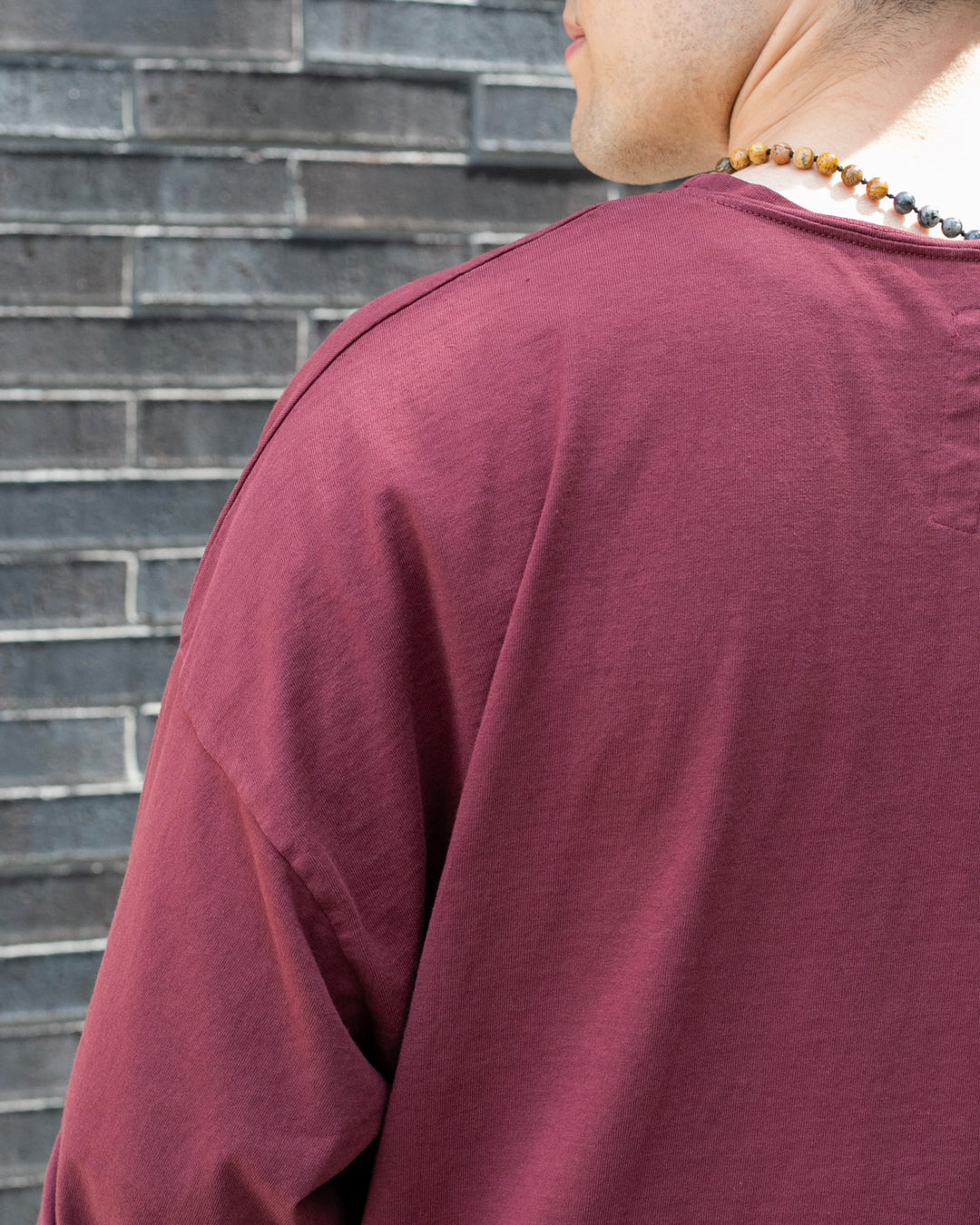 Prospective Flow Shirt, Shiki, Maroon