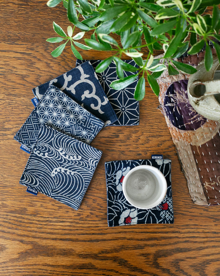 Kiriko Original Coaster, Assorted Pattern - Set of 5