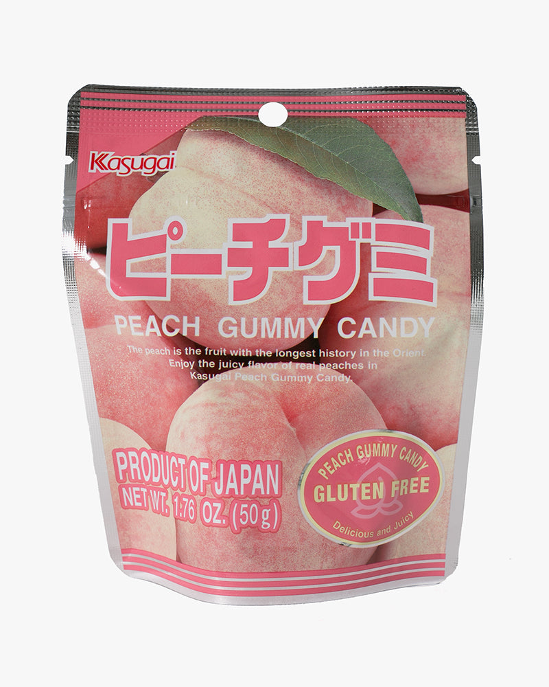 Kasugai, Gummy Candy, Peach, 1.76 oz