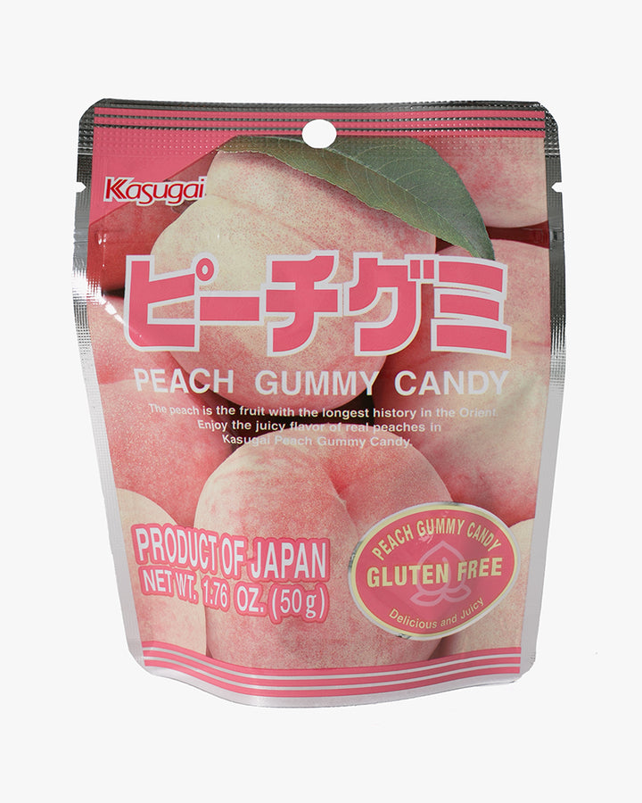 Kasugai, Gummy Candy, Peach, 1.76 oz