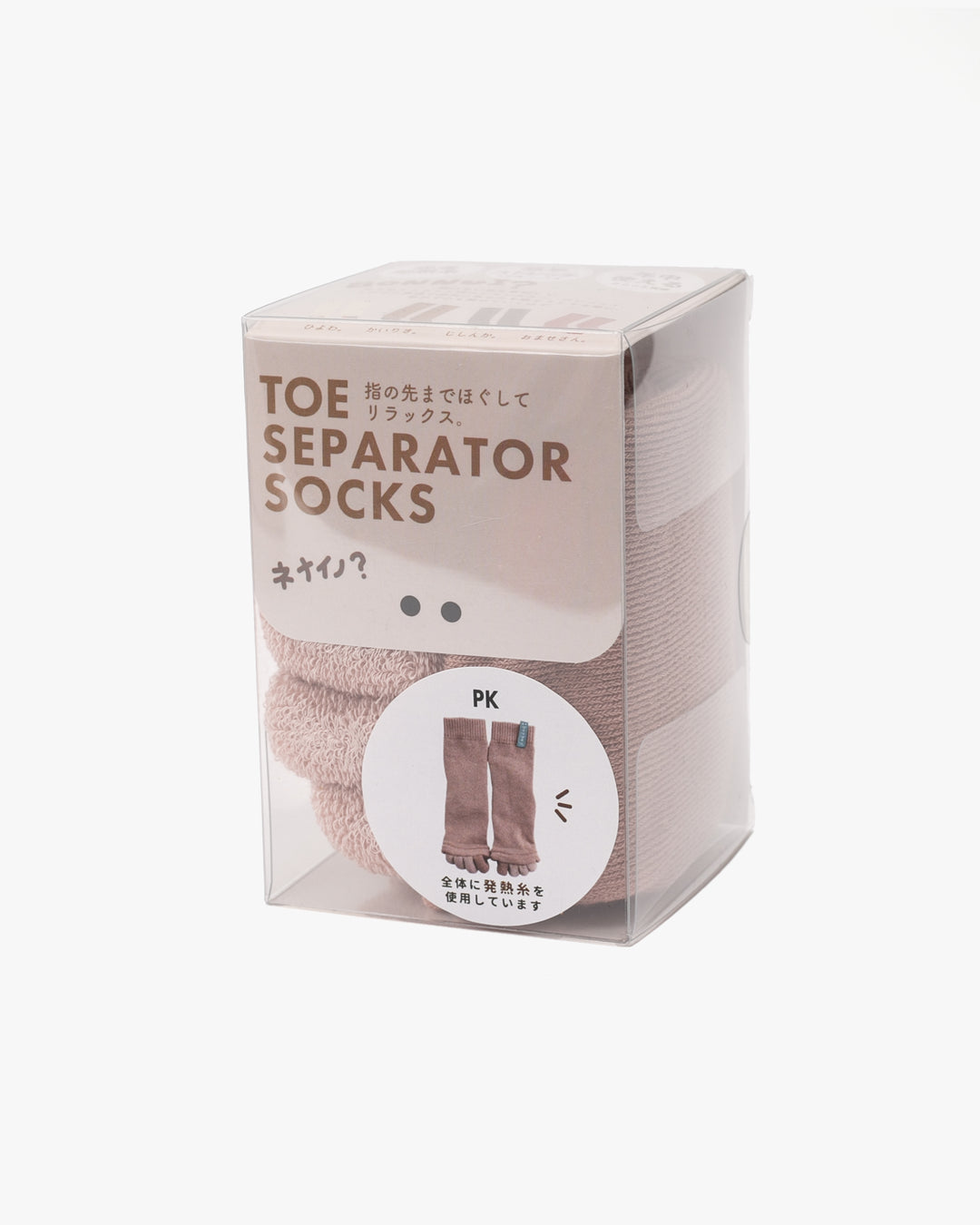 Toe Separator Socks, Bonnui, Pink