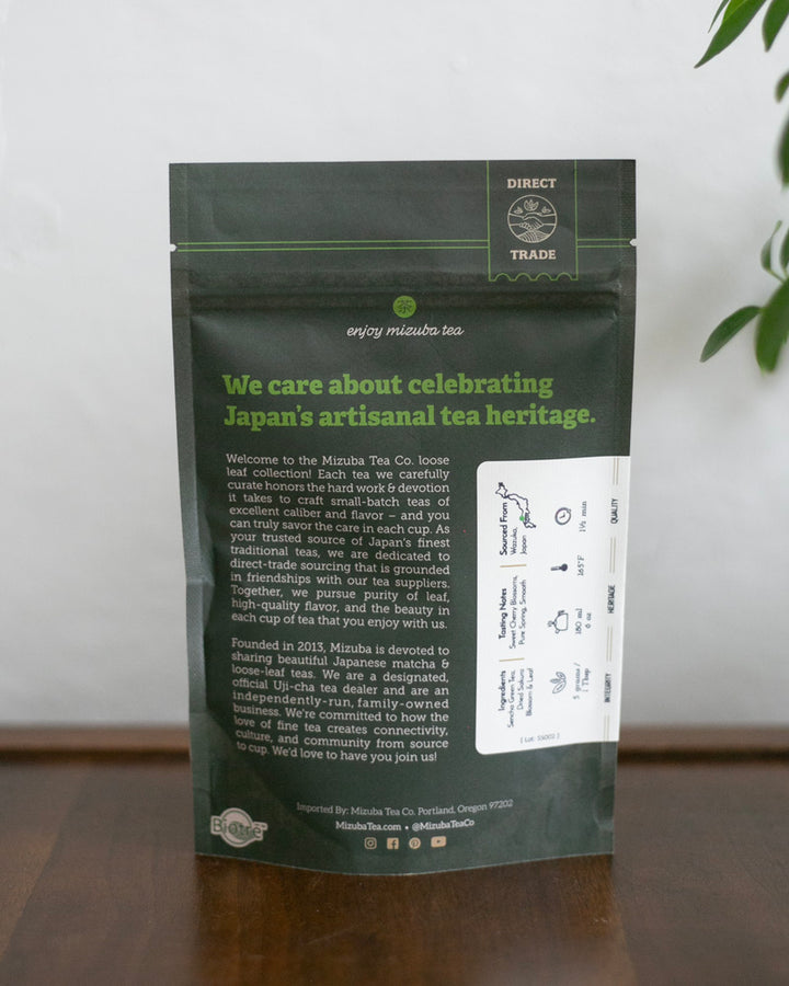 Mizuba Tea, Loose Leaf, Sakura Sencha