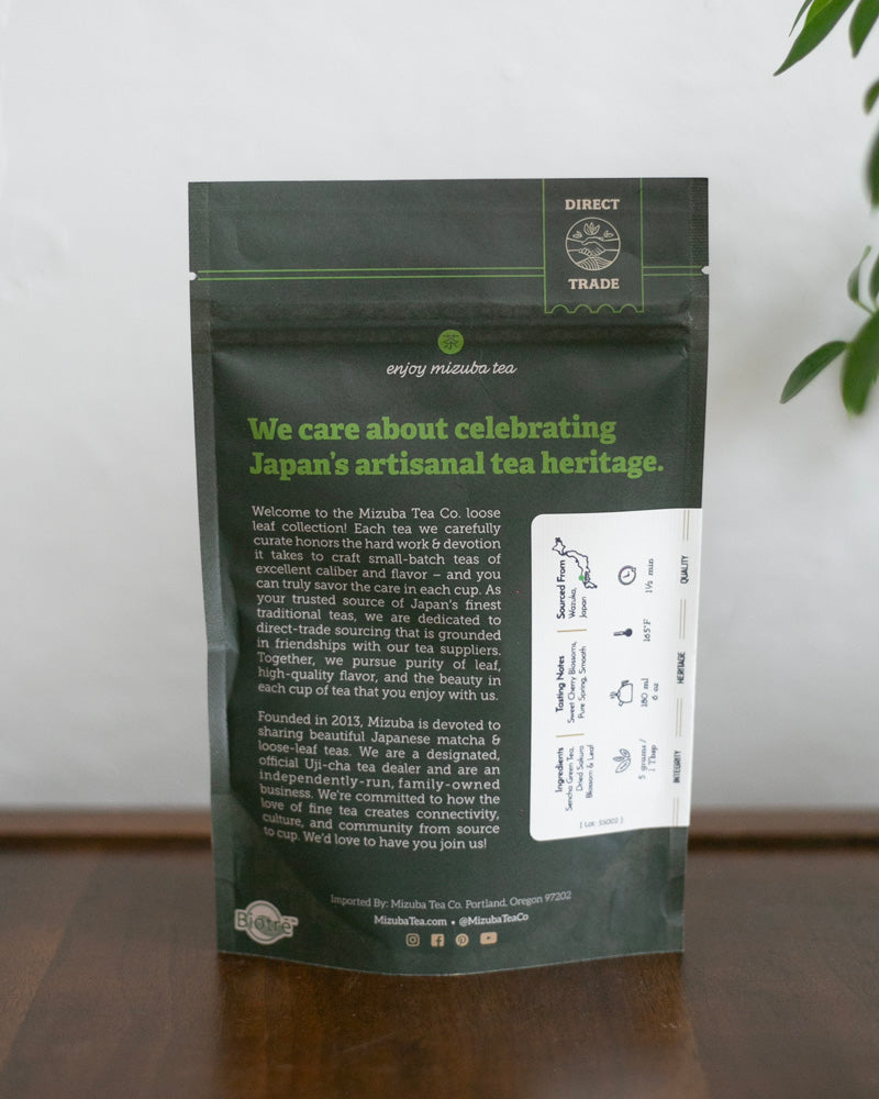 Mizuba Tea, Loose Leaf, Sakura Sencha