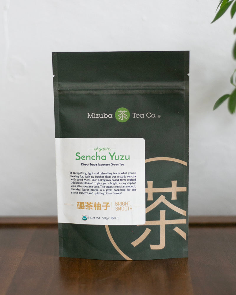 Mizuba Tea, Loose Leaf, Organic Sencha with Yuzu
