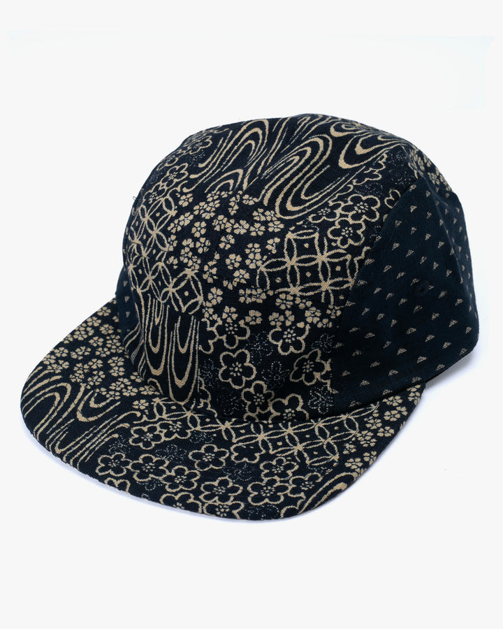Kiriko Original Cap, 5-Panel, Two Tone, Indigo Multi and Uroko