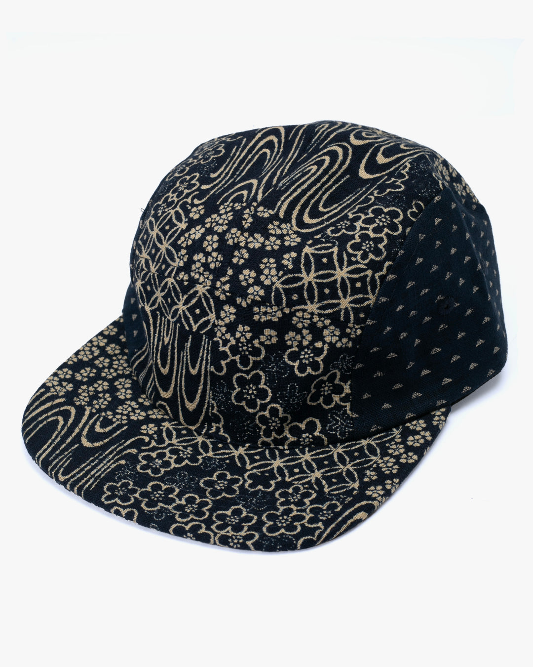 Kiriko Original Cap, 5-Panel, Two Tone, Indigo Multi and Uroko