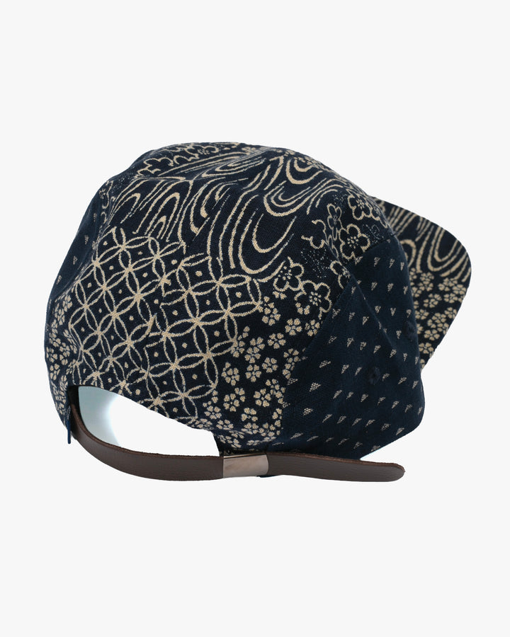 Kiriko Original Cap, 5-Panel, Two Tone, Indigo Multi and Uroko