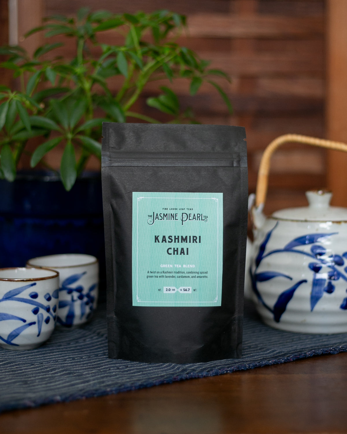 The Jasmine Pearl Tea, Loose Leaf, Kashmiri Chai Green Tea Blend