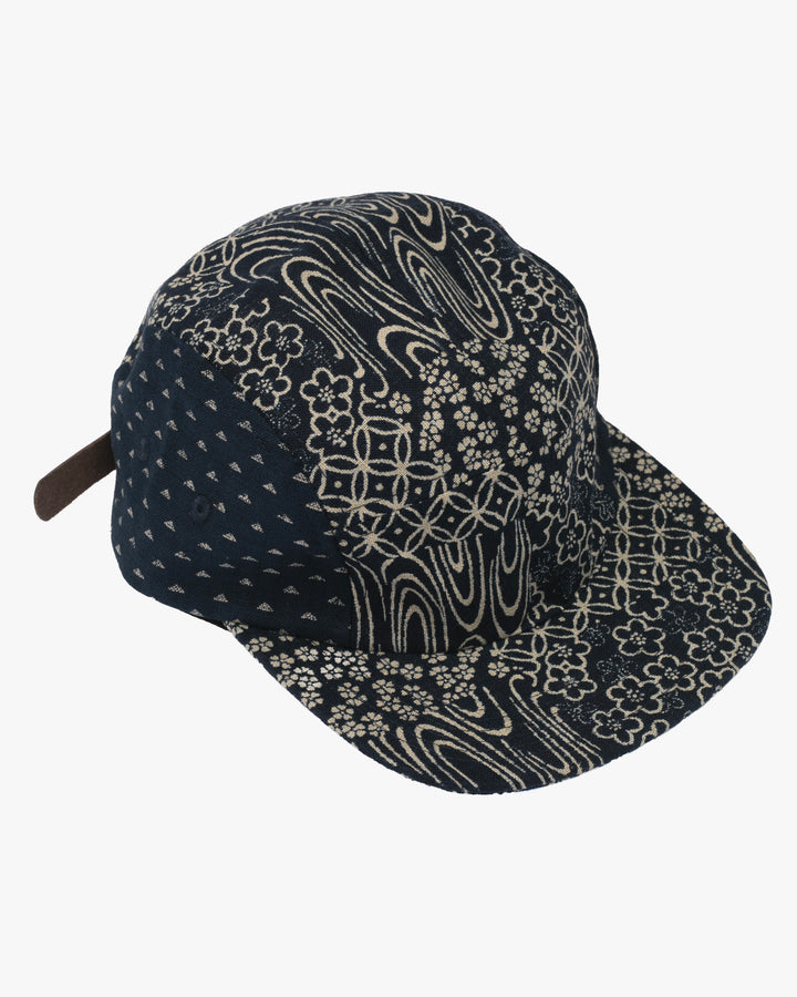 Kiriko Original Cap, 5-Panel, Two Tone, Indigo Multi and Uroko