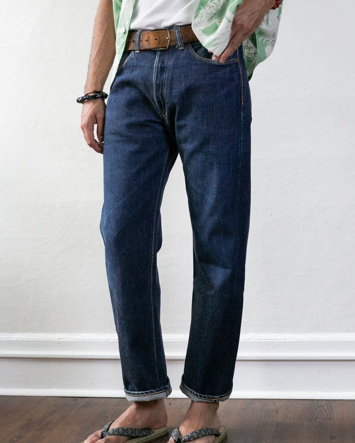 Japanese Repro Selvedge Denim Jeans, Joe McCoy Brand - 33" x 36"