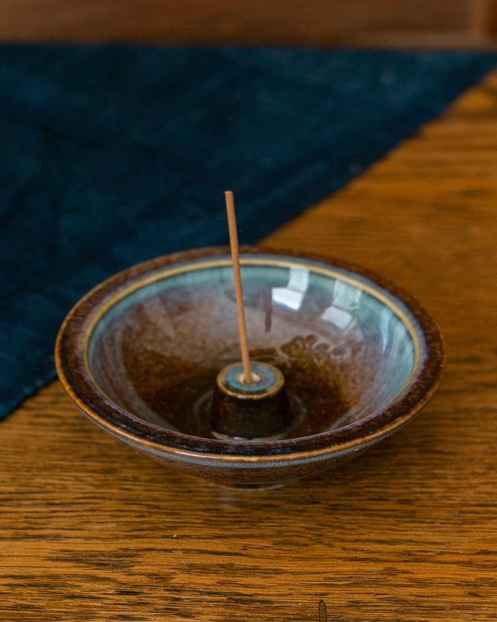 Shoyeido Incense Holder, Wheel, Mountain Mist