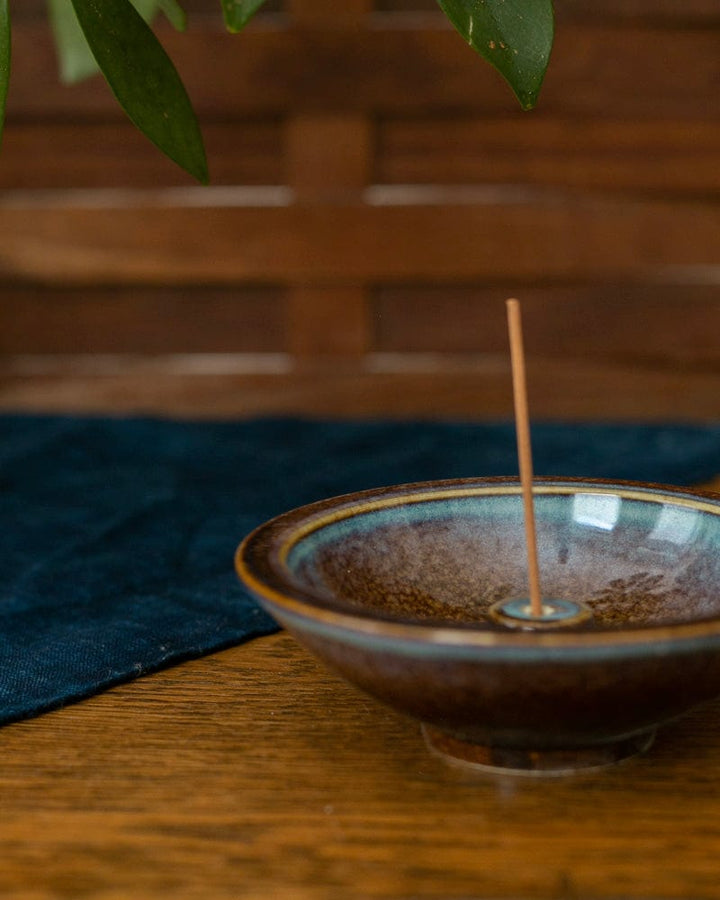 Shoyeido Incense Holder, Wheel, Mountain Mist