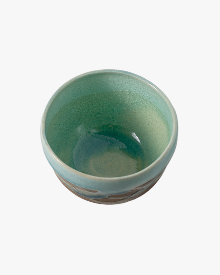 Matcha Bowl, Ichiyama, Blue Nagashi