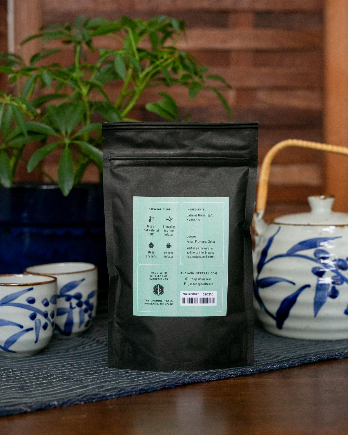 The Jasmine Pearl Tea, Loose Leaf, Jasmine Peony Green Tea