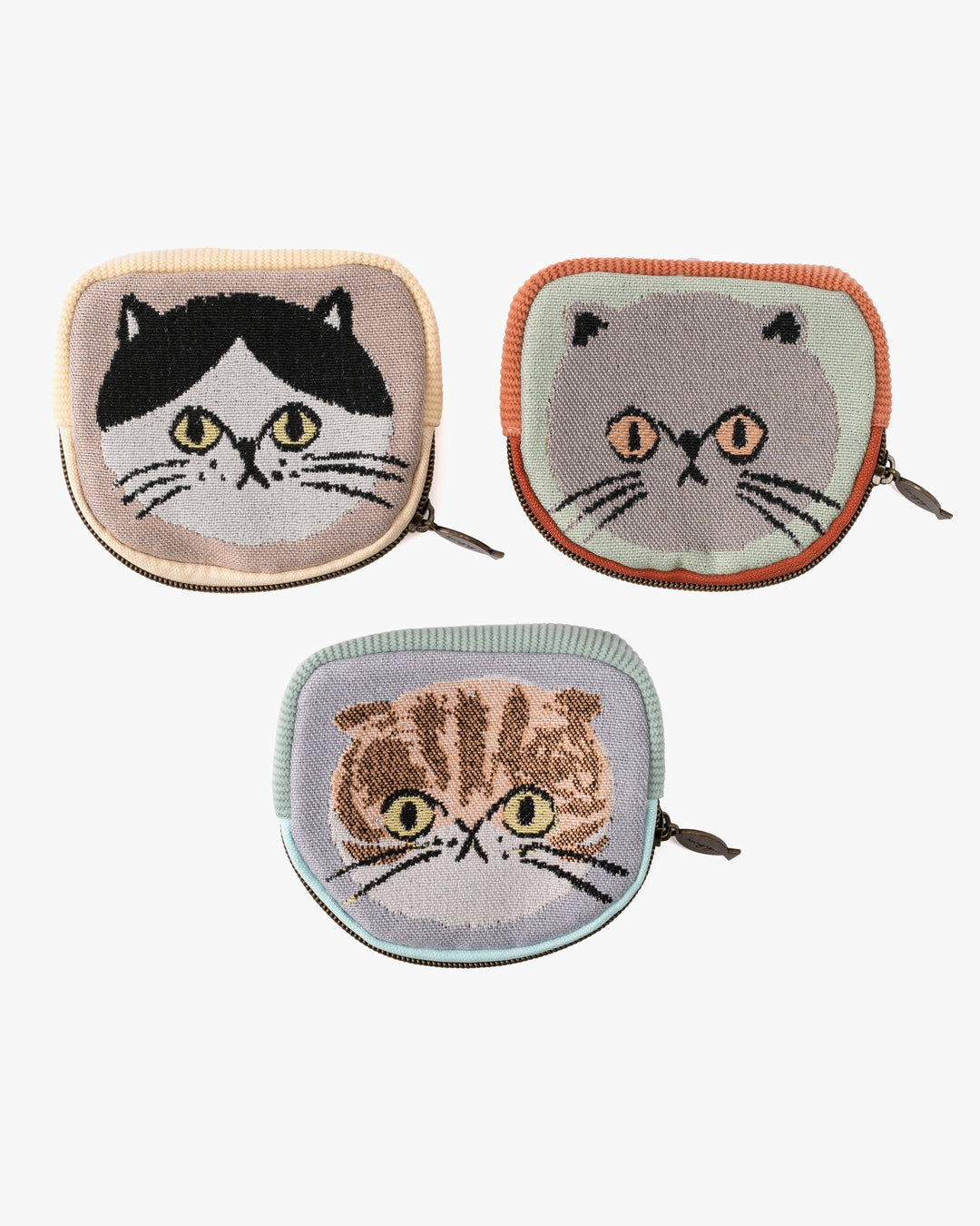 Pouch, Bisque, I Love Cat Series