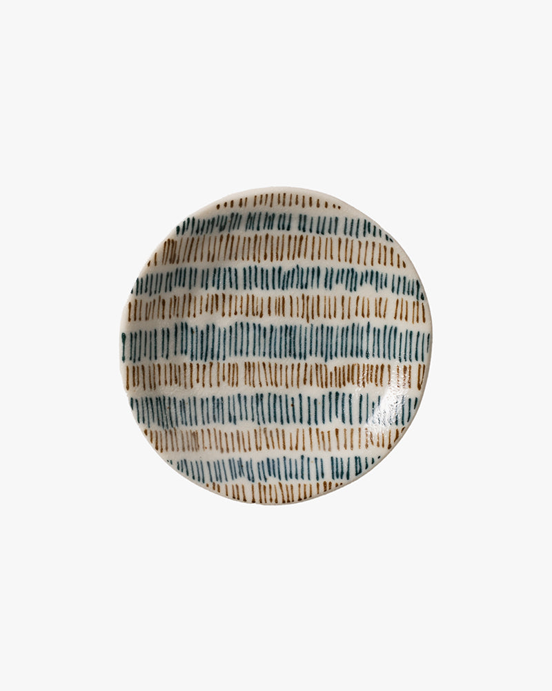 Plate, Ichiyama, Set of 6, Mingei Multi Pattern