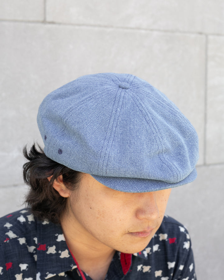 Newsboy Cap, Brixton, Brood, Denim