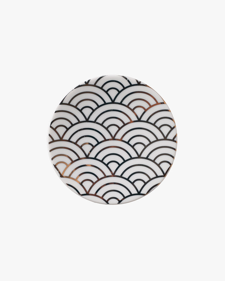 Plate, Ichiyama, Set of 5, Edo Komon