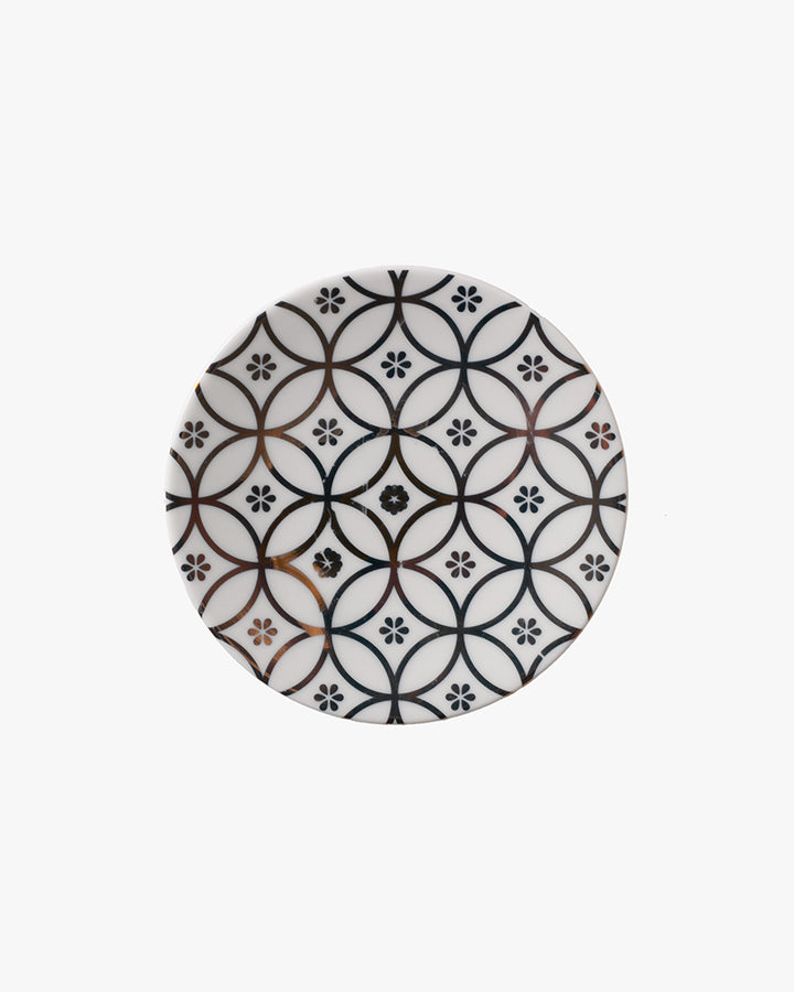 Plate, Ichiyama, Set of 5, Edo Komon
