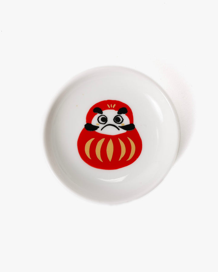 Plate, Ichiyama, Red Daruma