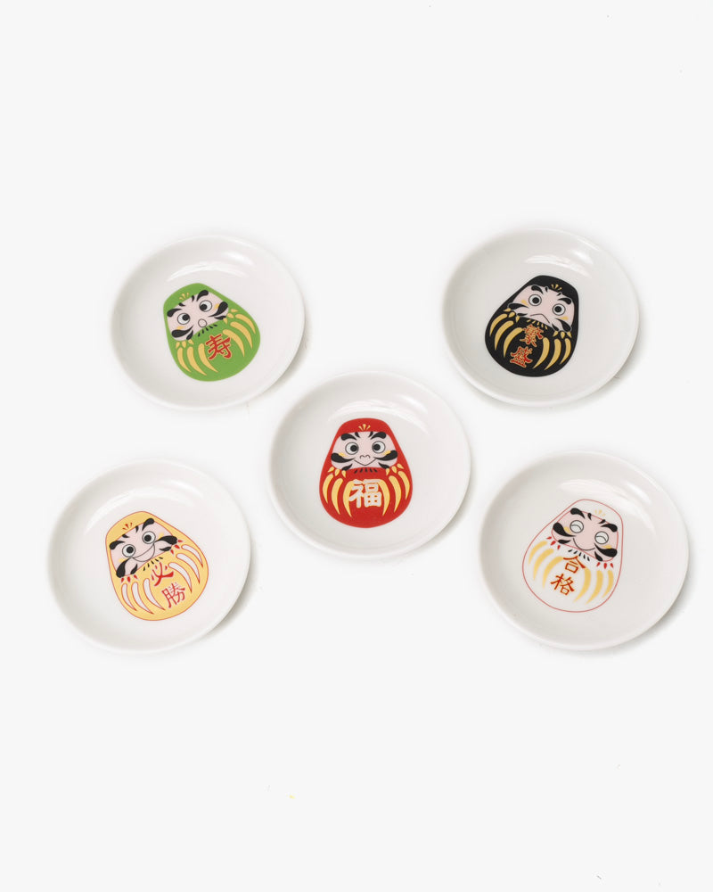 Plate, Ichiyama, Daruma, Hissho