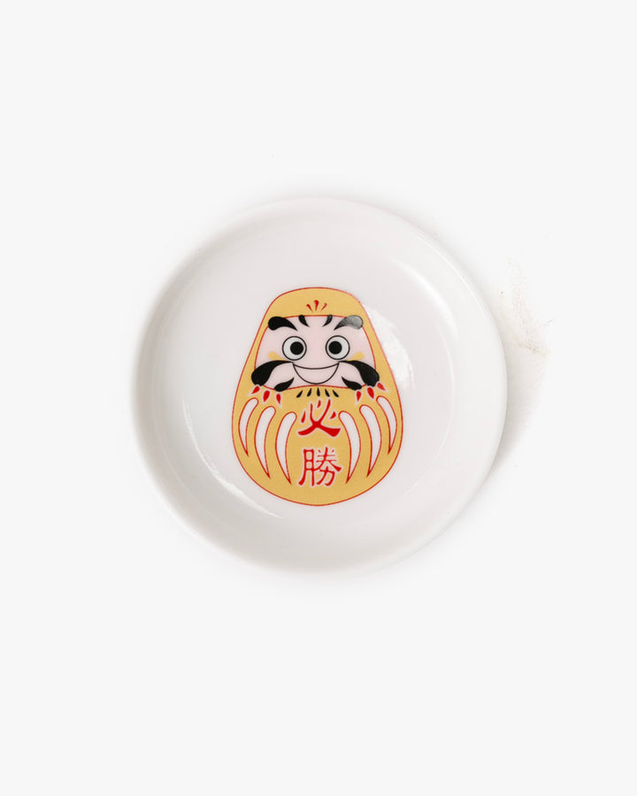 Plate, Ichiyama, Daruma, Hissho